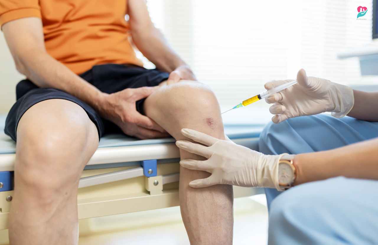 steroid injection after total knee replacement