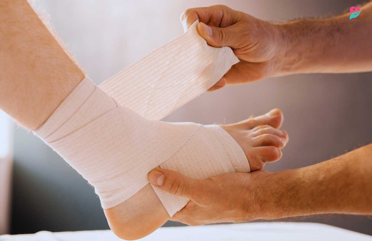 How to wrap foot for side of foot pain