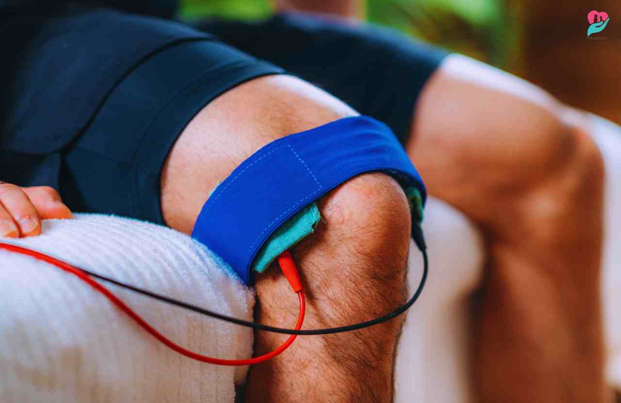 where to place tens pads for knee pain