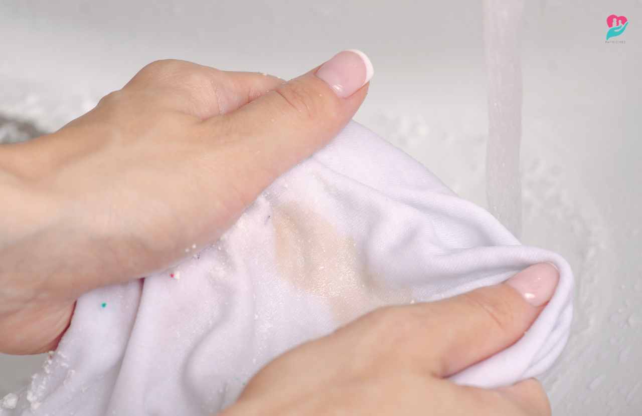 How to get poop stains out of clothes that have been washed