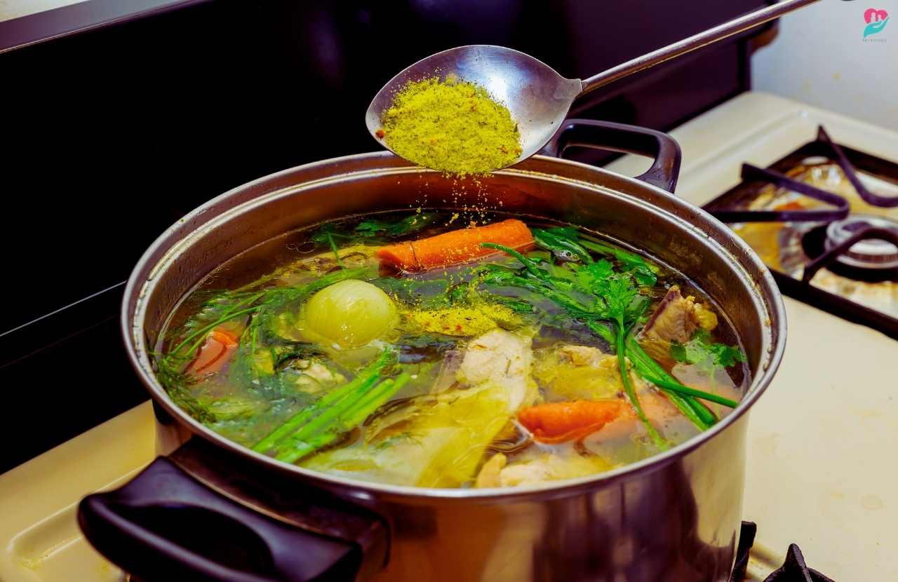 what to do with vegetables after making broth